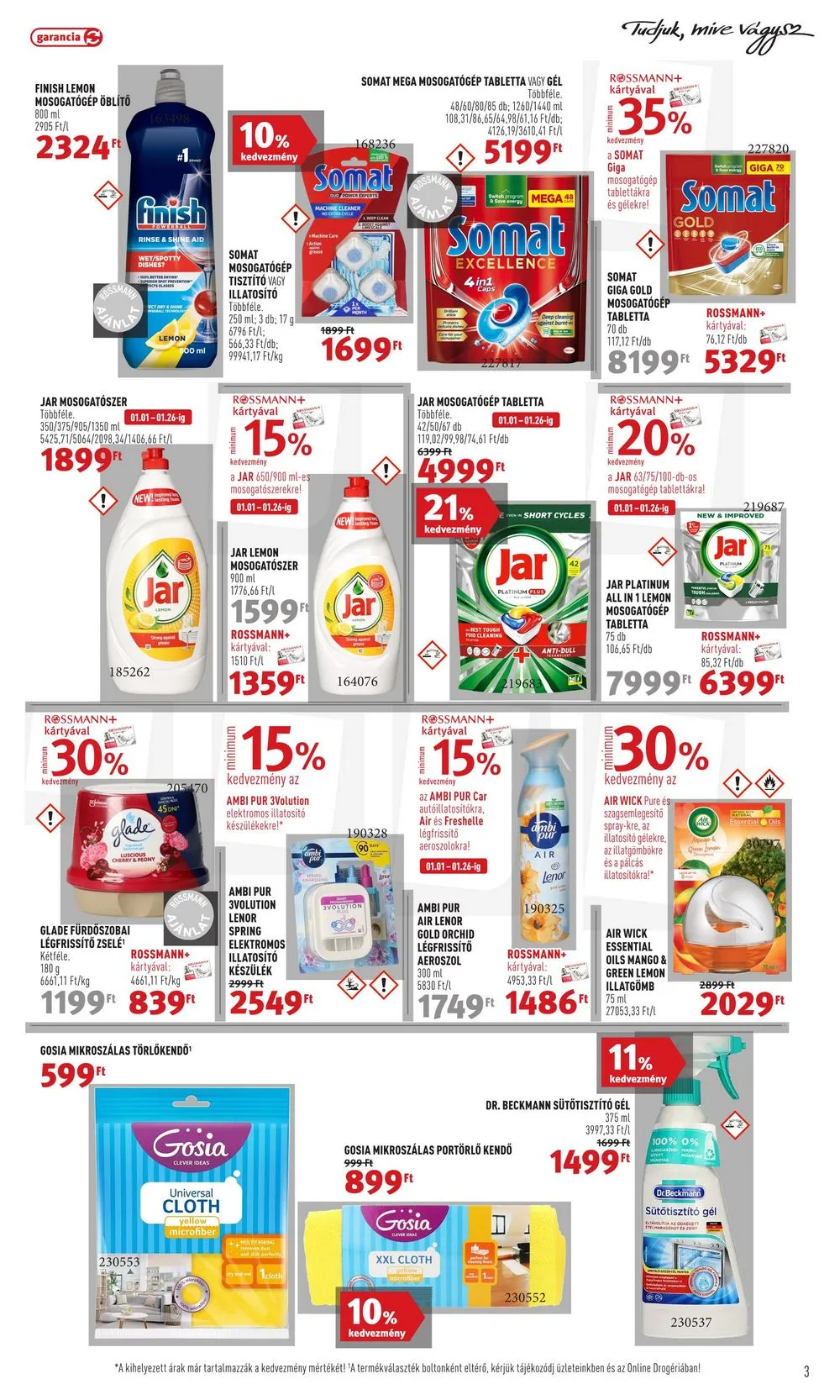 Rossmann akciós újság 01.15–01.26 – 3. oldal