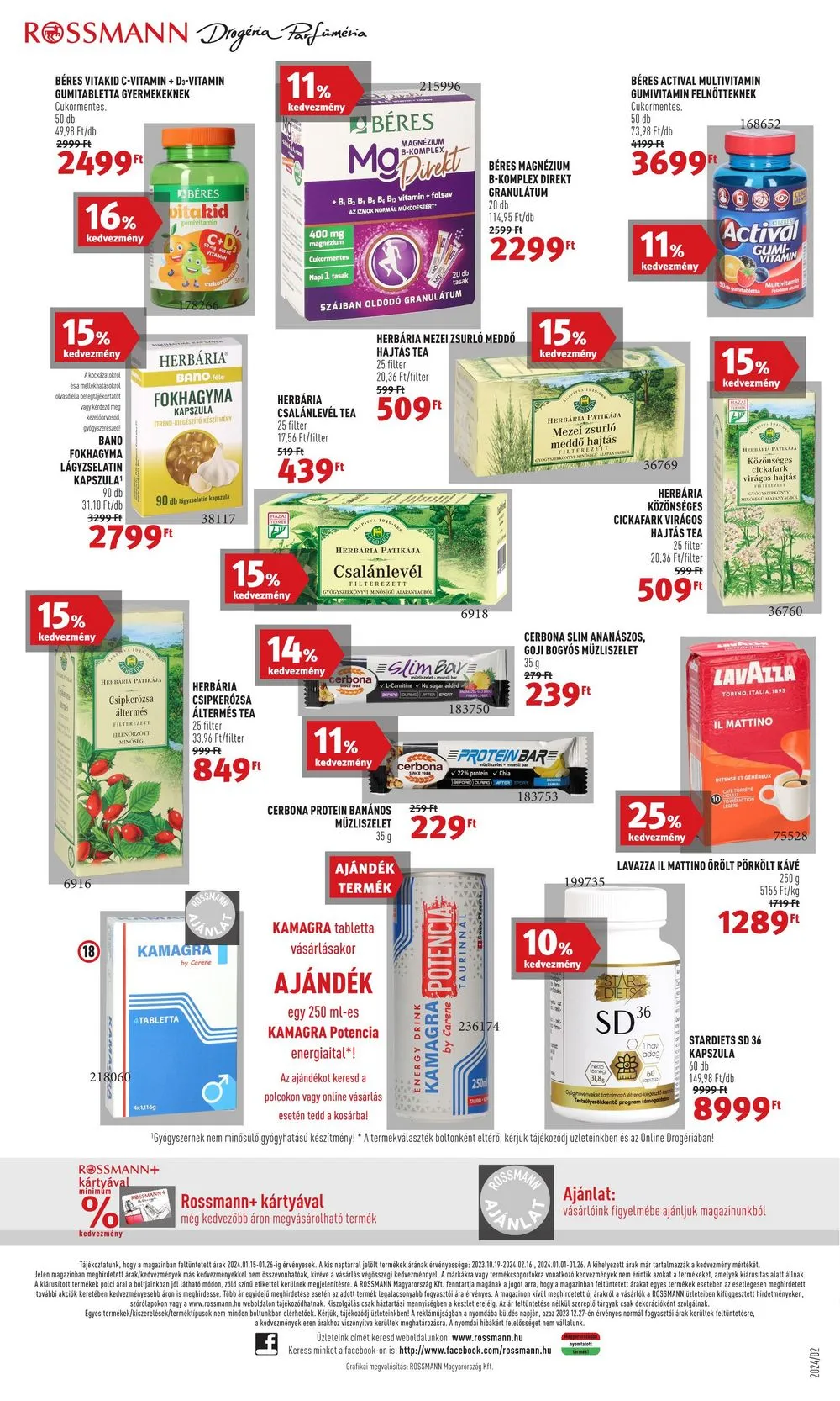 Rossmann akciós újság 01.15–01.26 – 30. oldal