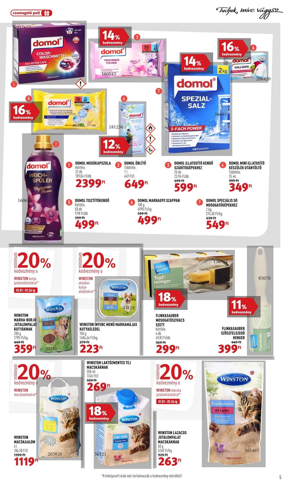Rossmann akciós újság 01.15–01.26 – 5. oldal