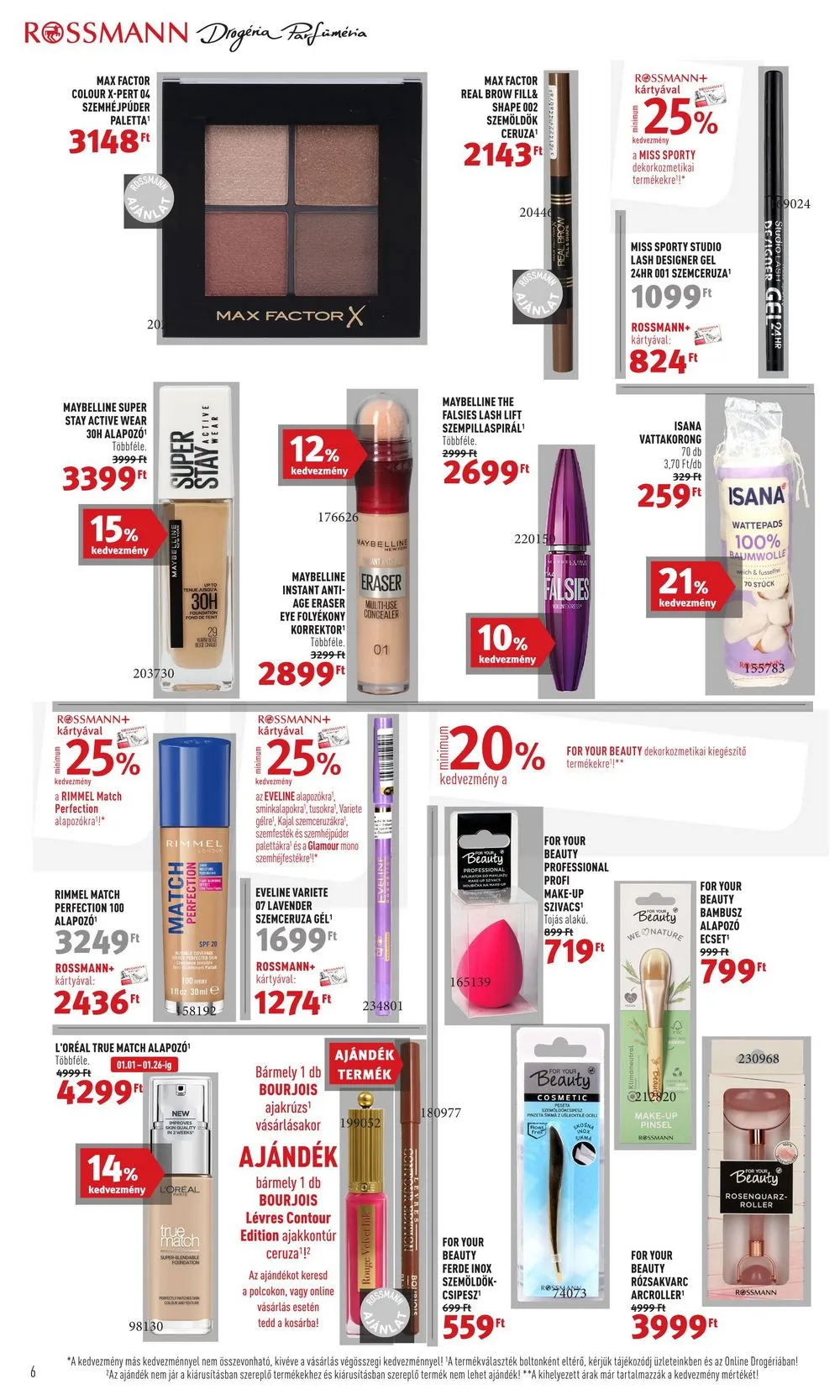 Rossmann akciós újság 01.15–01.26 – 6. oldal