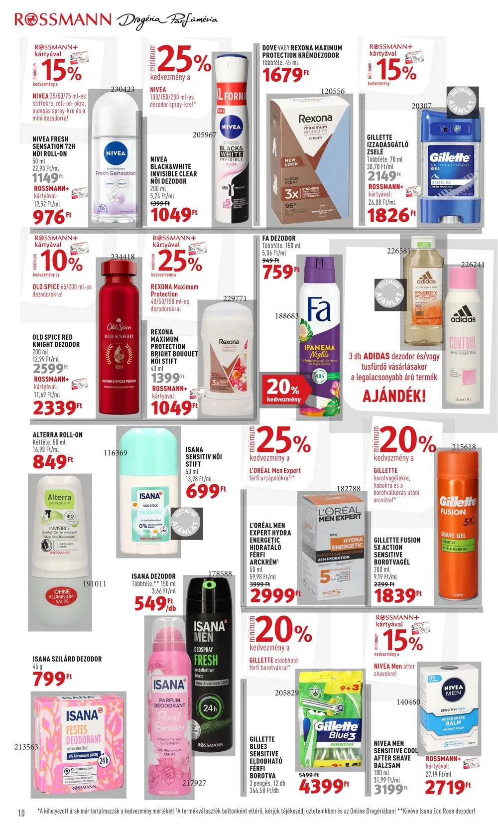 Rossmann akciós újság 01.29–02.09 – 10. oldal
