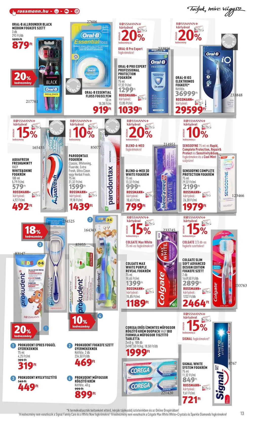 Rossmann akciós újság 01.29–02.09 – 13. oldal