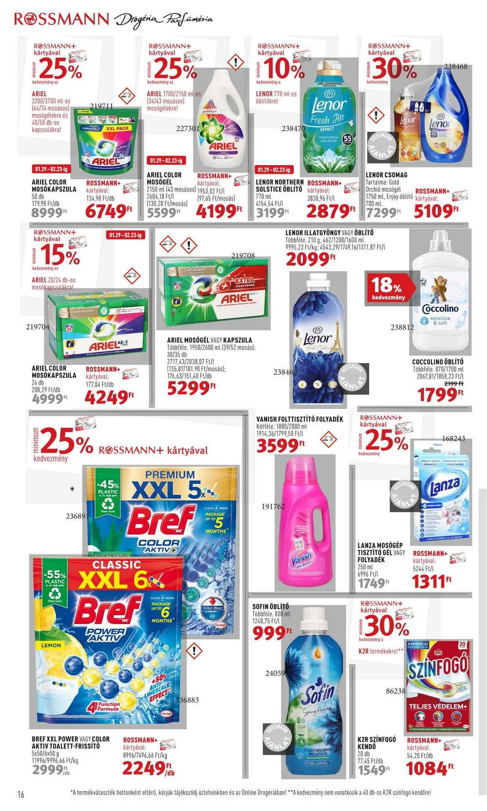 Rossmann akciós újság 01.29–02.09 – 18. oldal