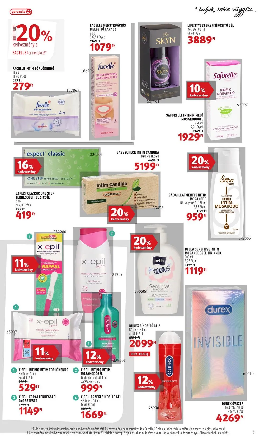 Rossmann akciós újság 01.29–02.09 – 3. oldal