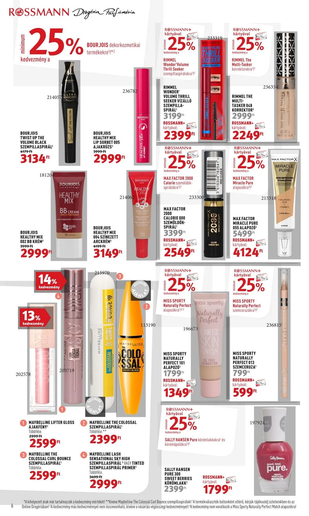 Rossmann akciós újság 01.29–02.09 – 6. oldal