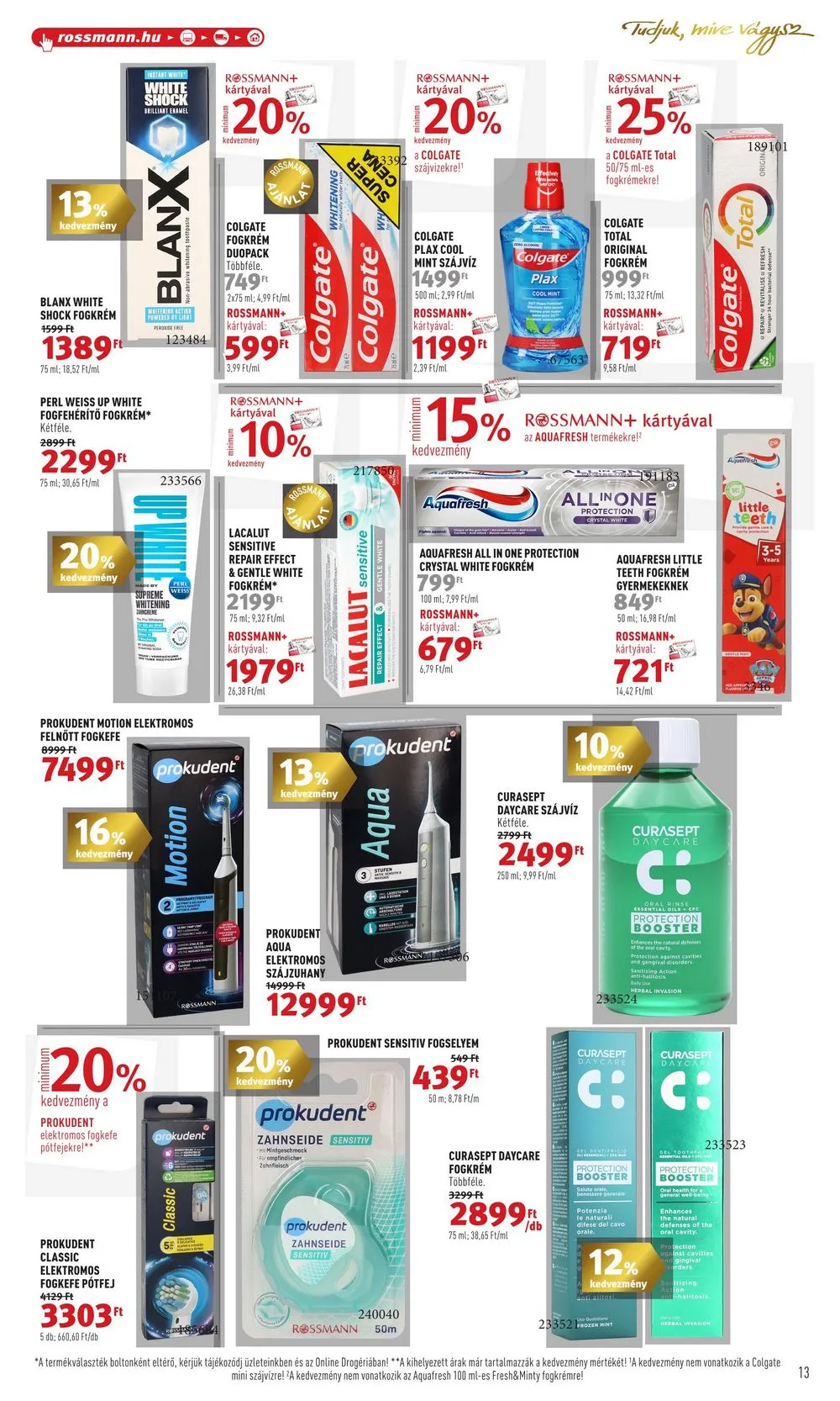 Rossmann akciós újság 02.12–02.23 – 13. oldal