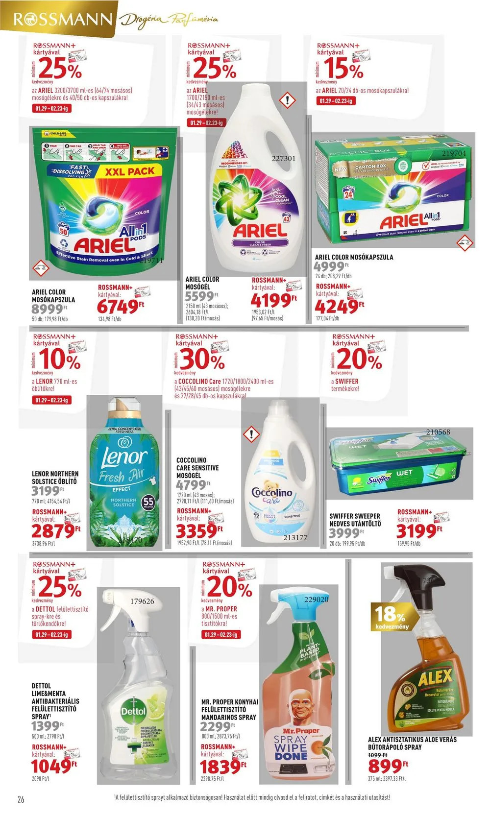 Rossmann akciós újság 02.12–02.23 – 28. oldal