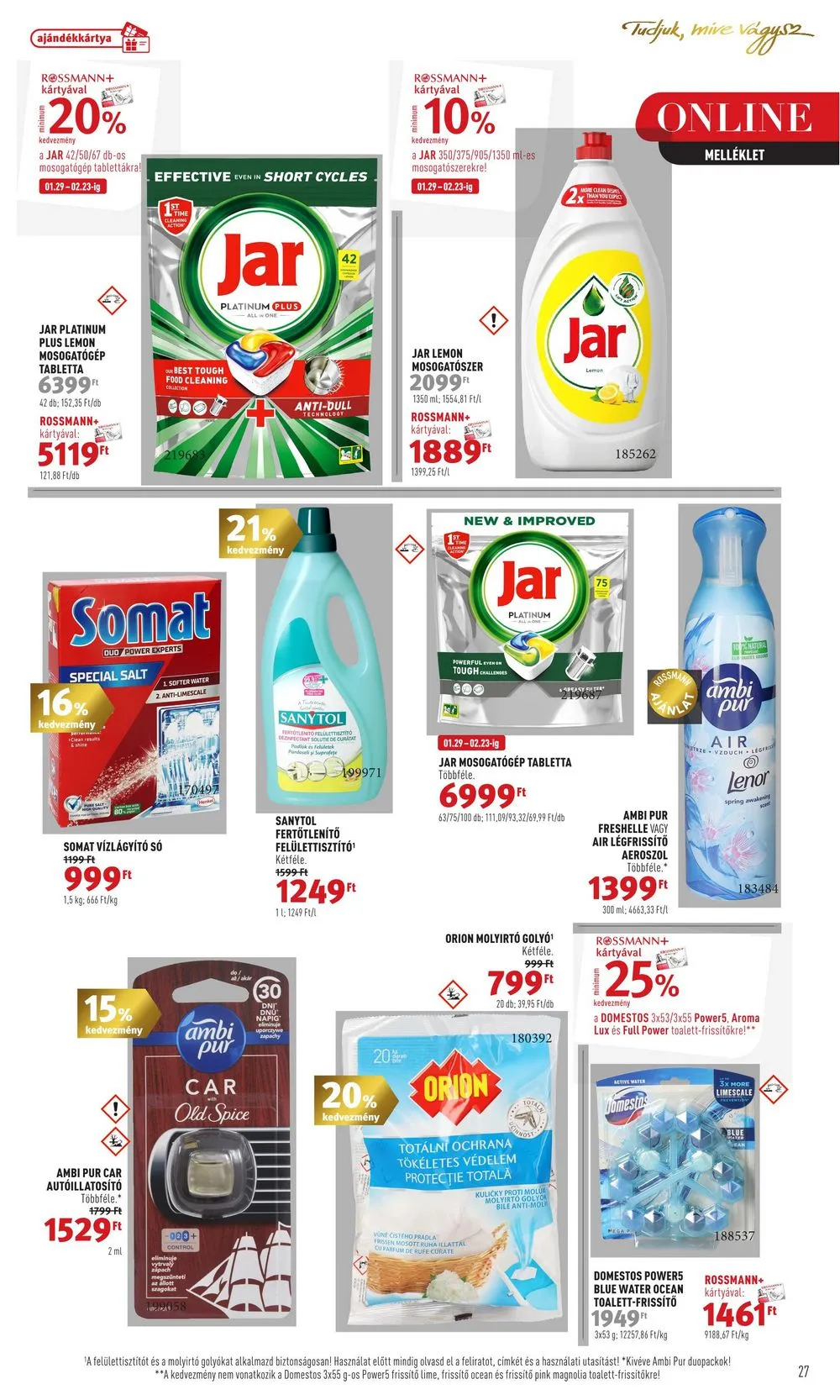 Rossmann akciós újság 02.12–02.23 – 29. oldal