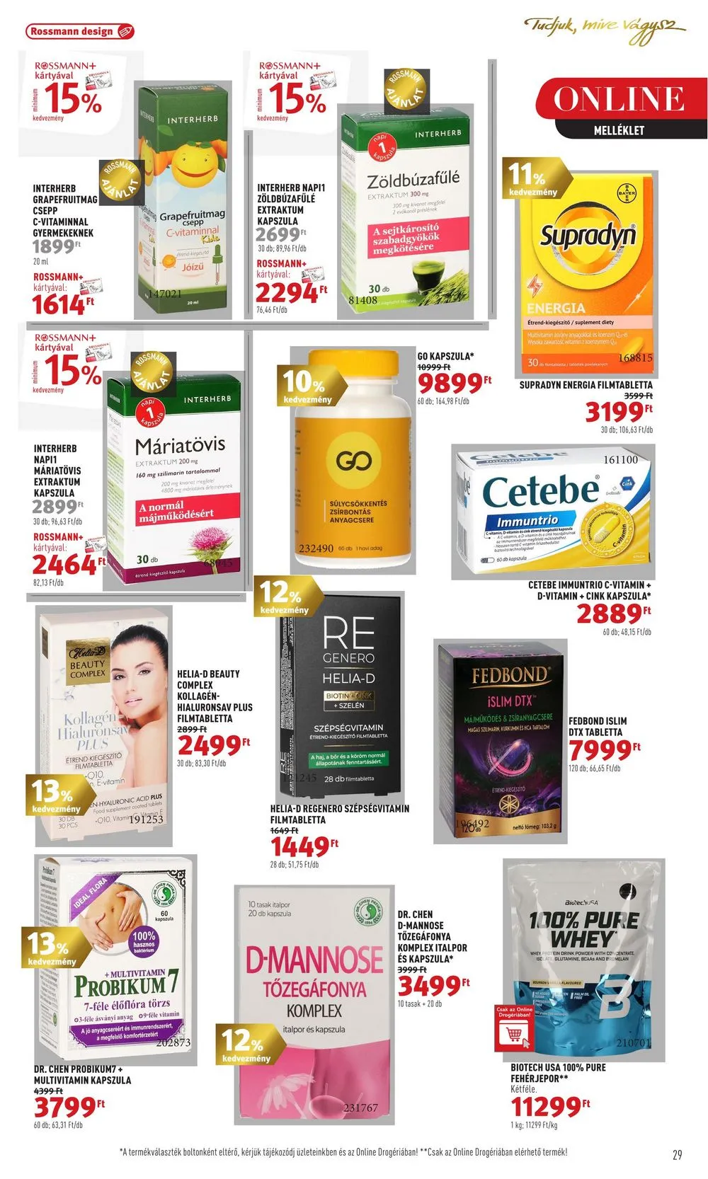 Rossmann akciós újság 02.12–02.23 – 31. oldal