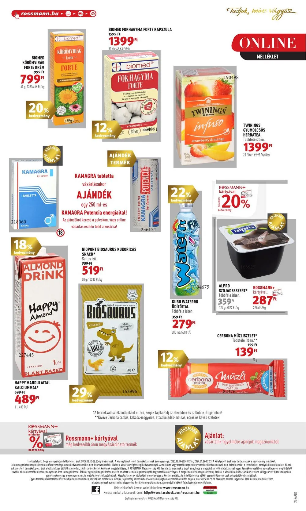 Rossmann akciós újság 02.12–02.23 – 33. oldal