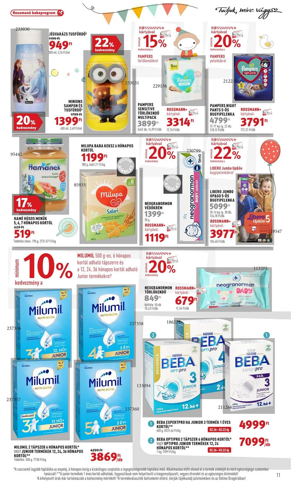 Rossmann akciós újság 02.26–03.08 – 11. oldal