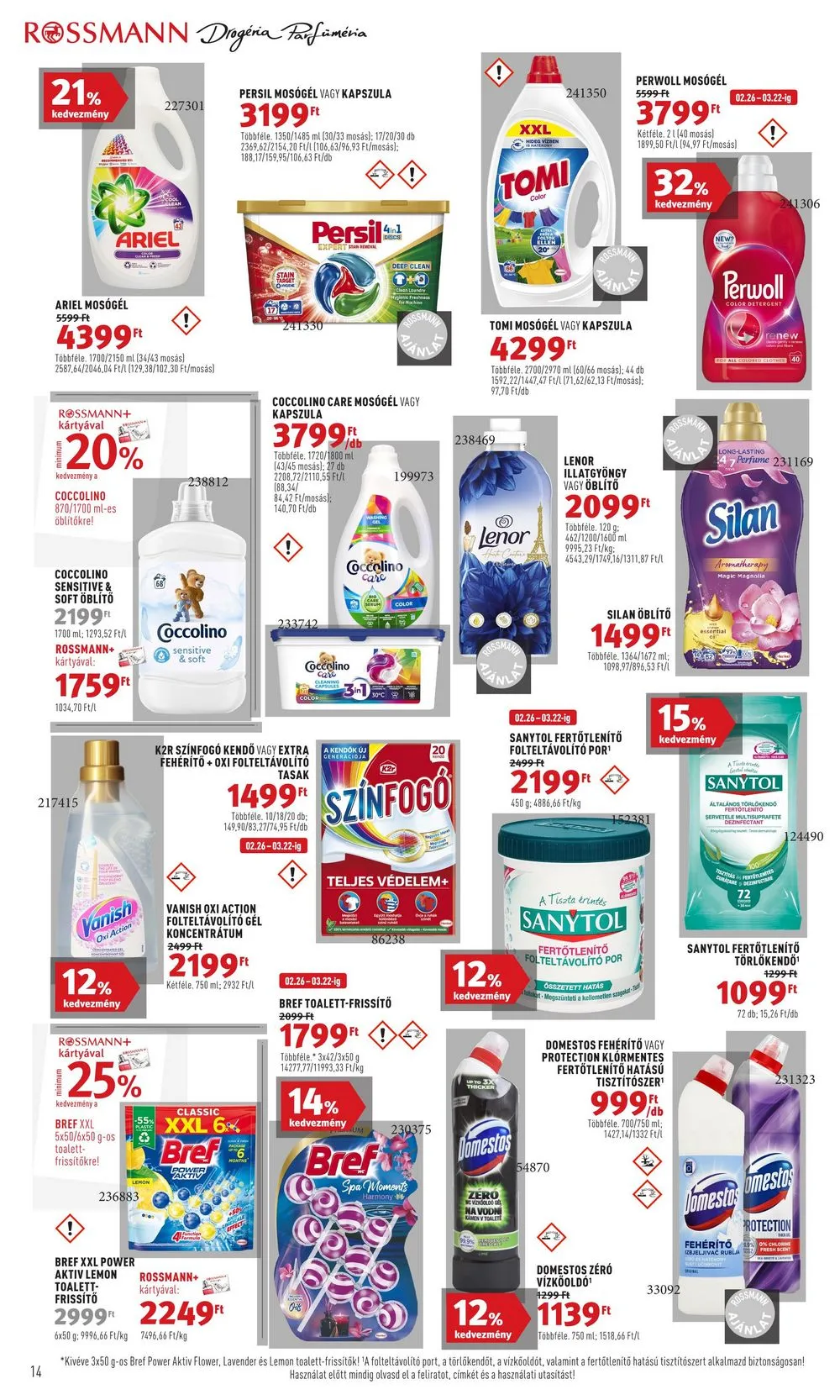 Rossmann akciós újság 02.26–03.08 – 16. oldal