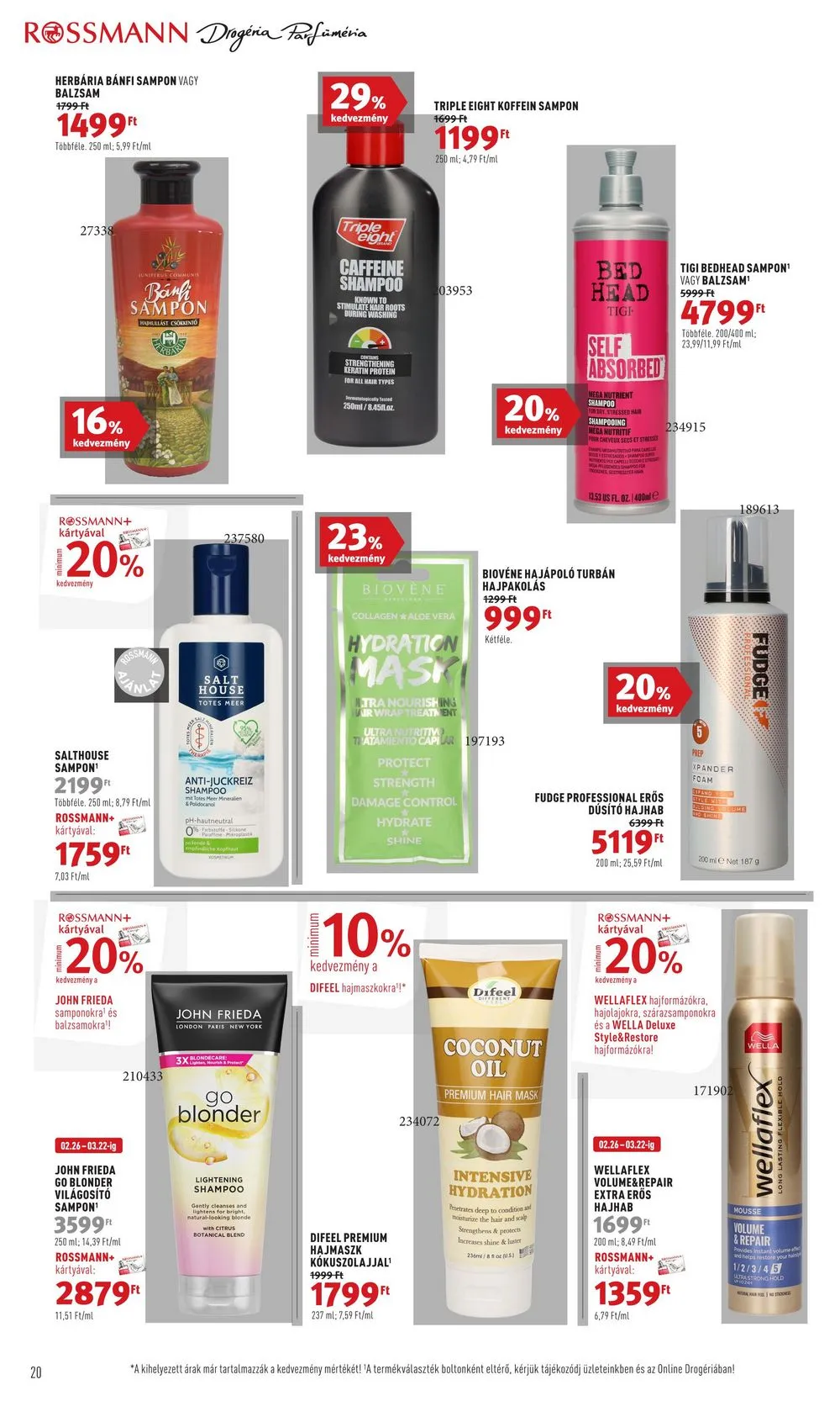 Rossmann akciós újság 02.26–03.08 – 22. oldal