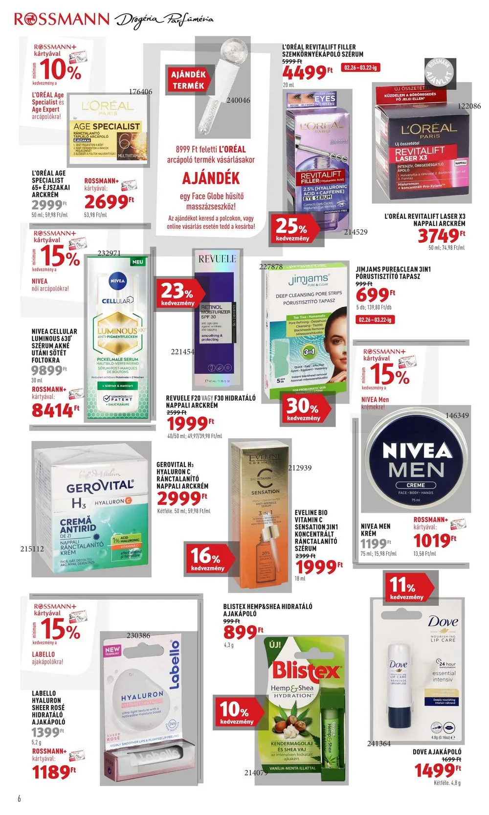 Rossmann akciós újság 02.26–03.08 – 6. oldal