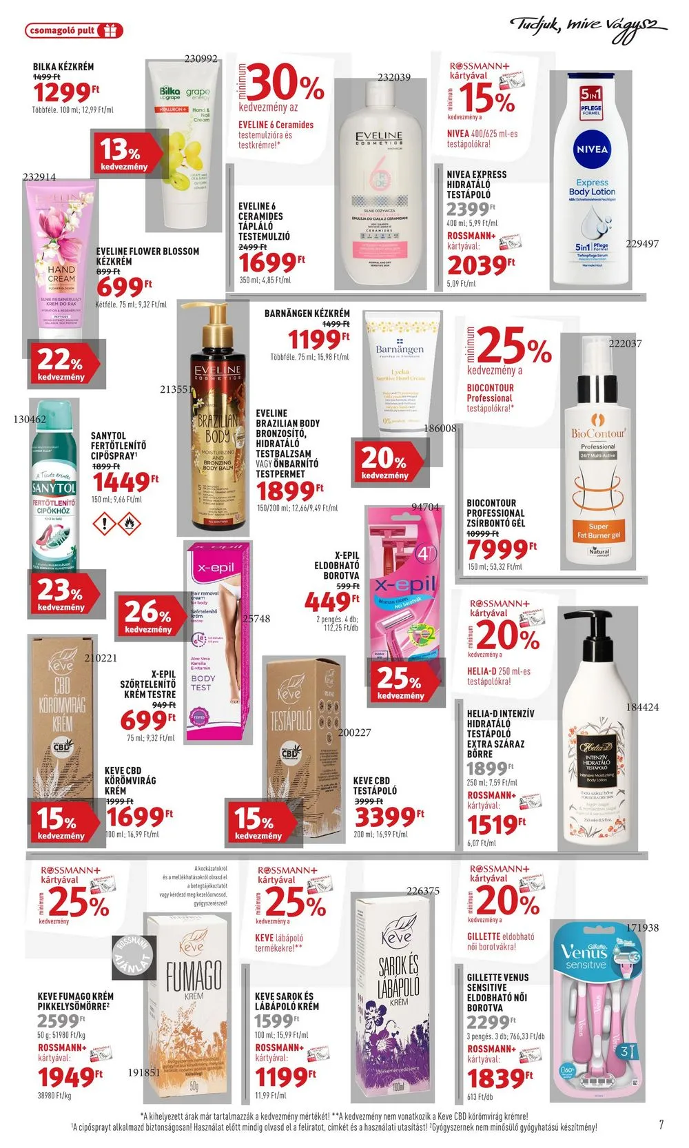 Rossmann akciós újság 02.26–03.08 – 7. oldal