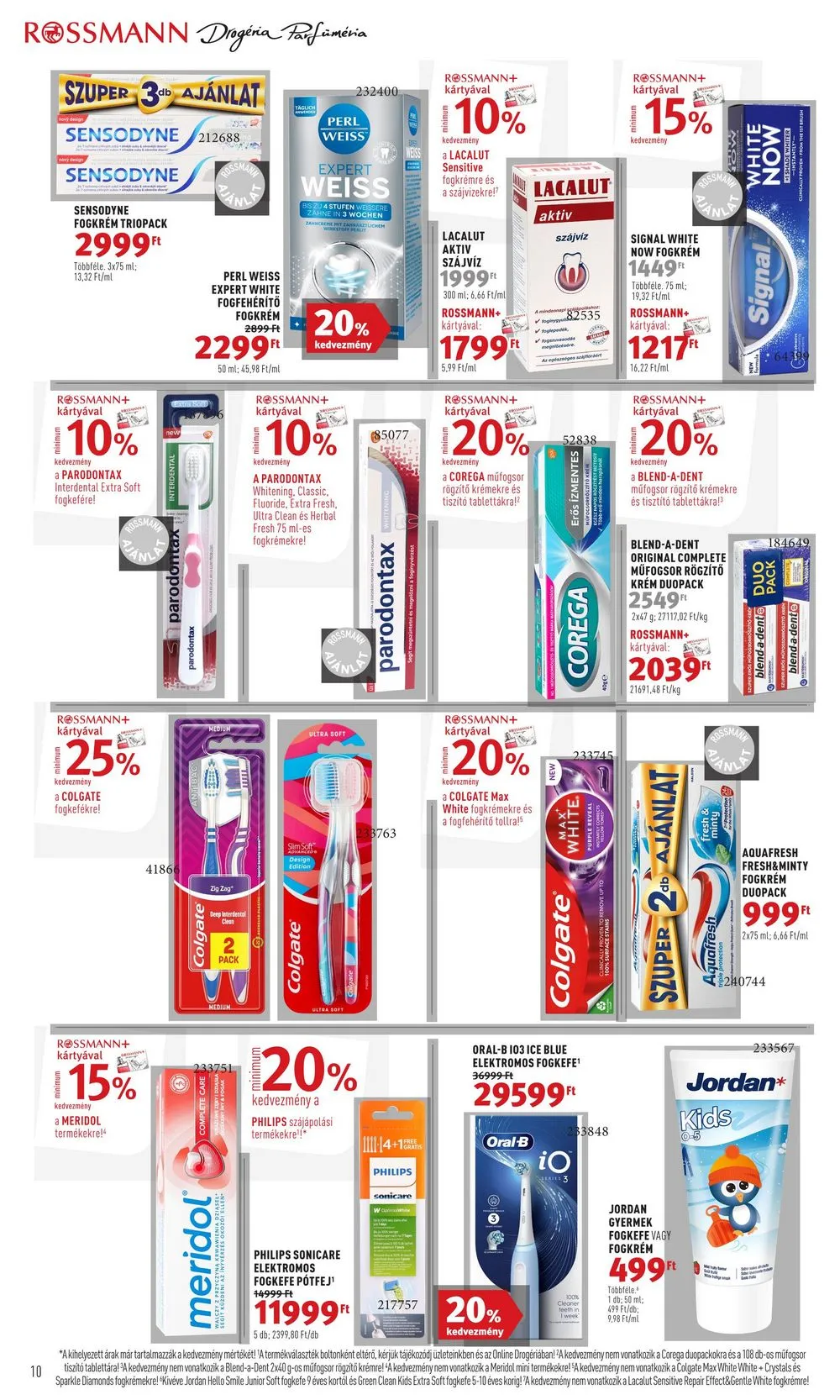 Rossmann akciós újság 03.11–03.22 – 10. oldal