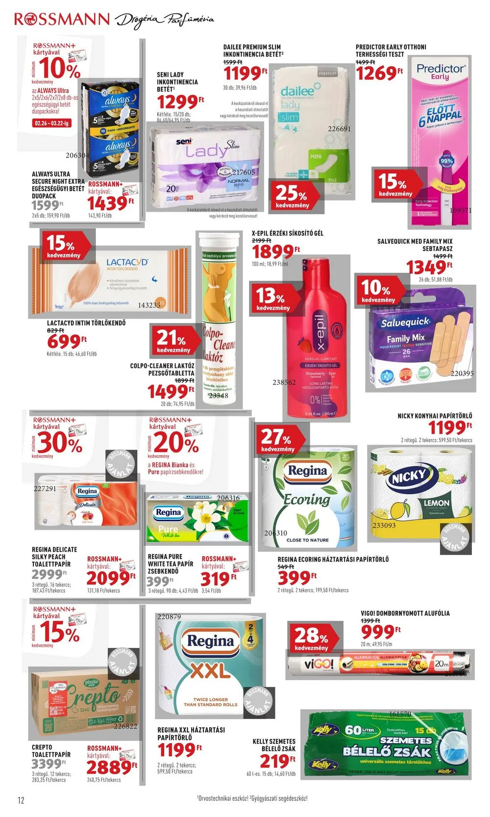 Rossmann akciós újság 03.11–03.22 – 12. oldal
