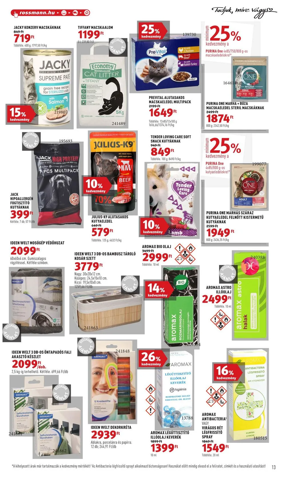 Rossmann akciós újság 03.11–03.22 – 13. oldal