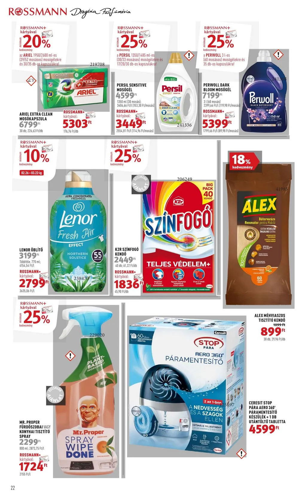 Rossmann akciós újság 03.11–03.22 – 24. oldal