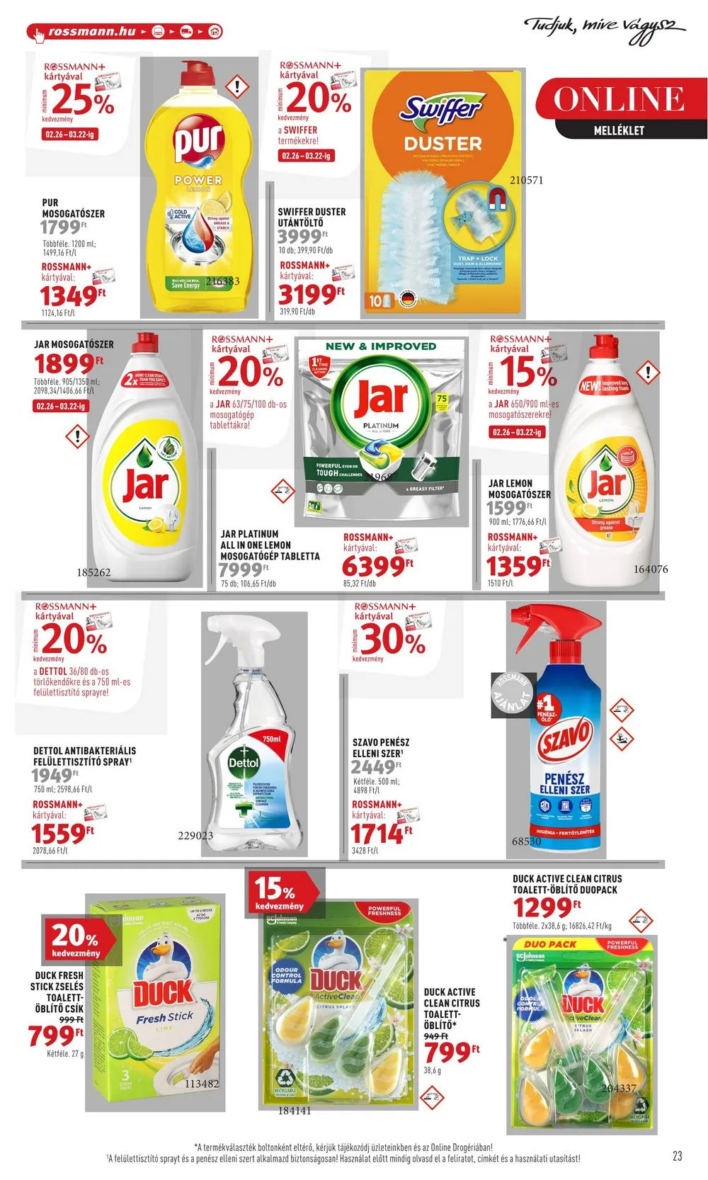 Rossmann akciós újság 03.11–03.22 – 25. oldal