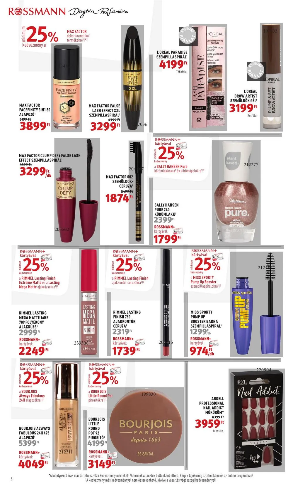 Rossmann akciós újság 03.11–03.22 – 4. oldal