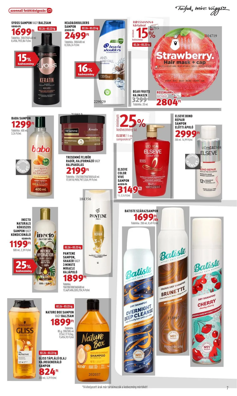 Rossmann akciós újság 03.11–03.22 – 7. oldal