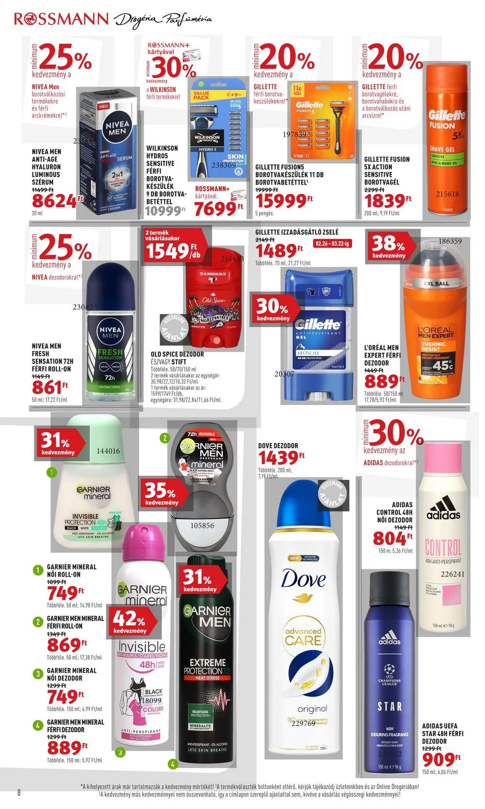 Rossmann akciós újság 03.11–03.22 – 8. oldal