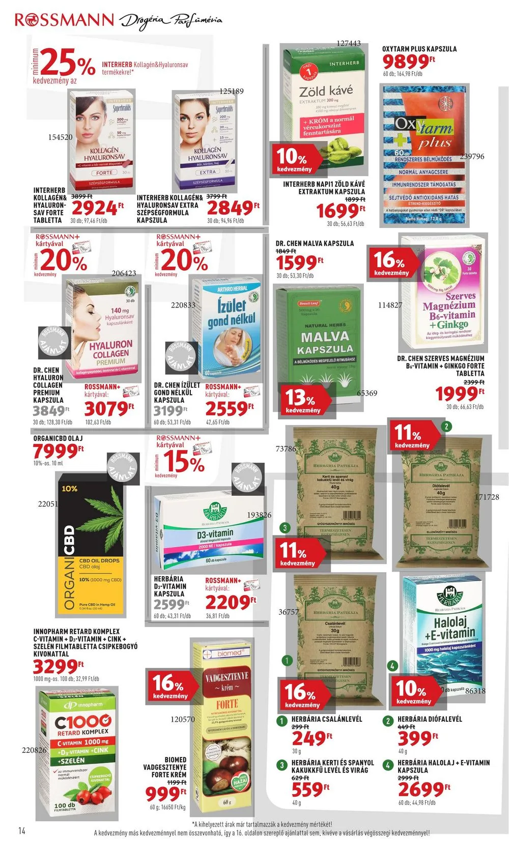 Rossmann akciós újság 03.25–04.05 – 16. oldal