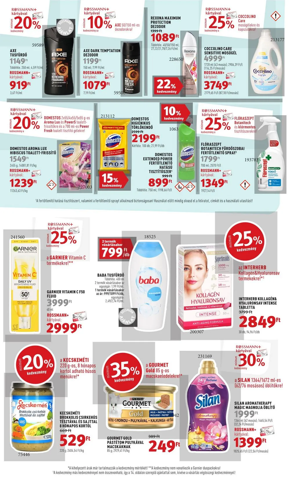 Rossmann akciós újság 03.25–04.05 – 18. oldal
