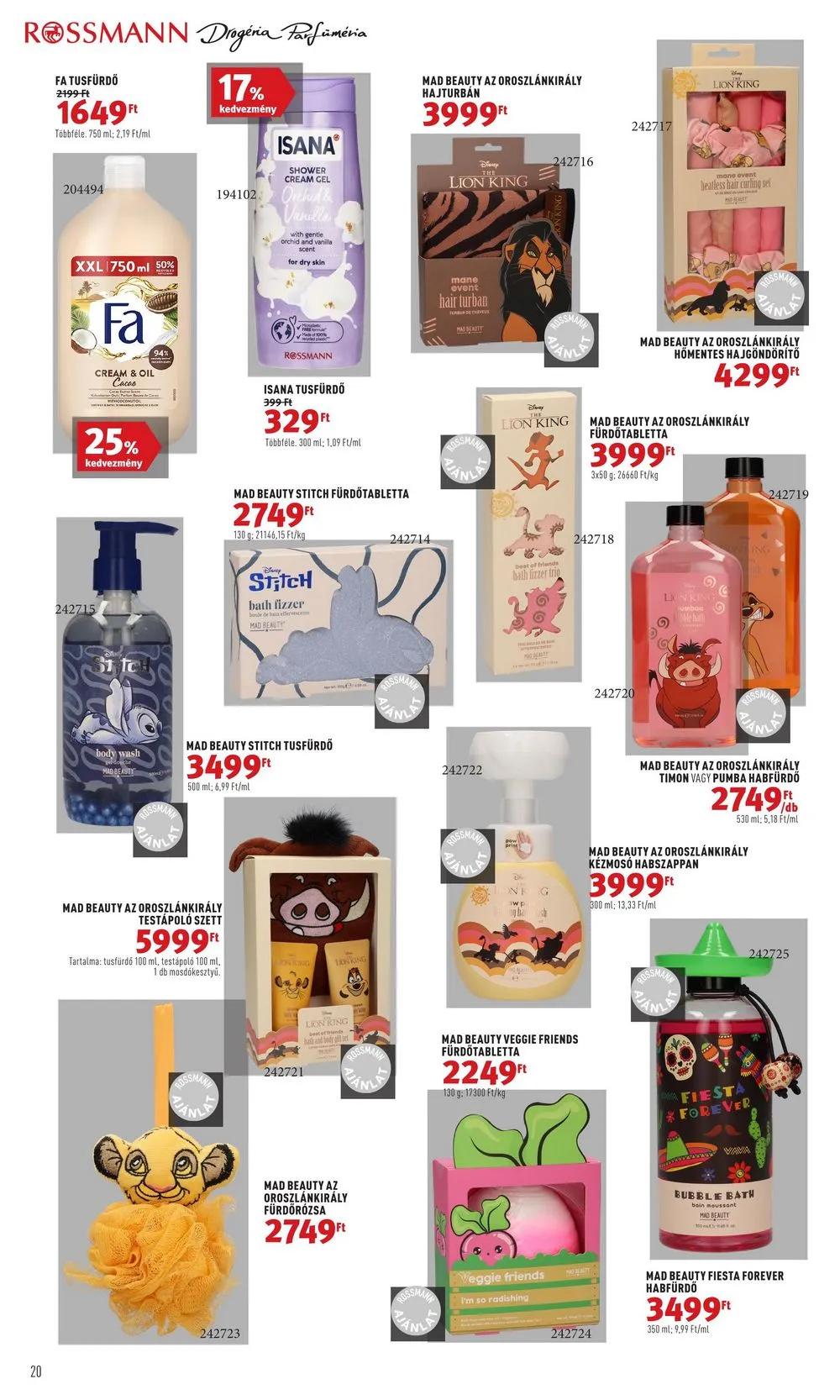 Rossmann akciós újság 03.25–04.05 – 22. oldal