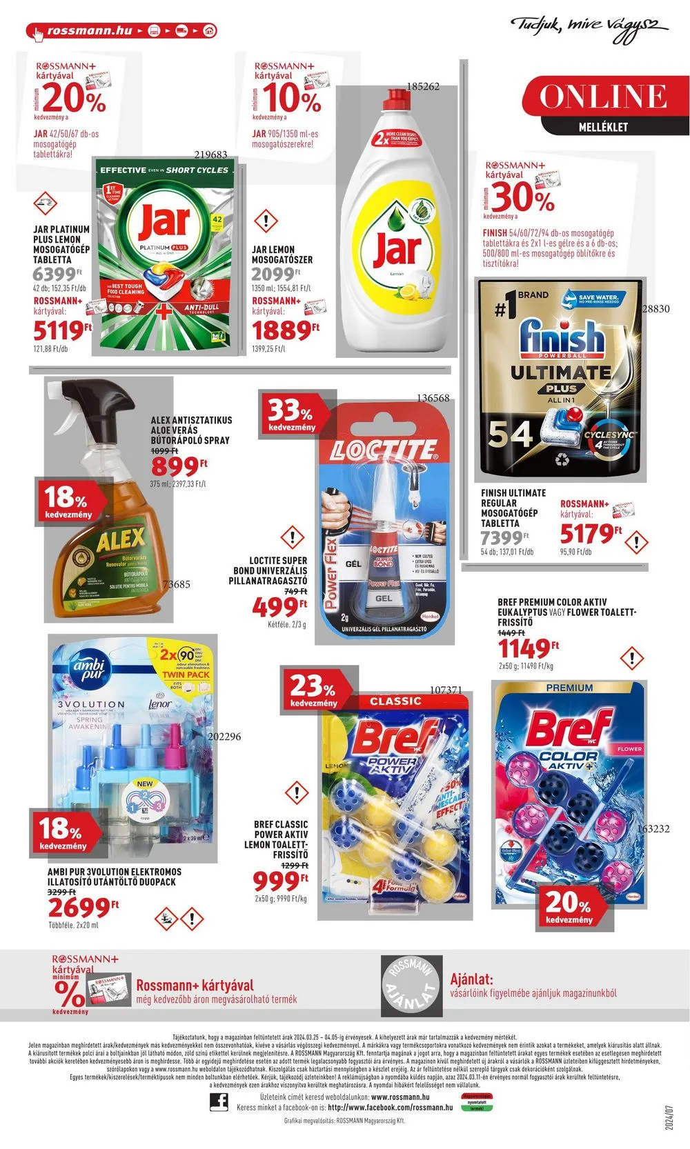 Rossmann akciós újság 03.25–04.05 – 25. oldal