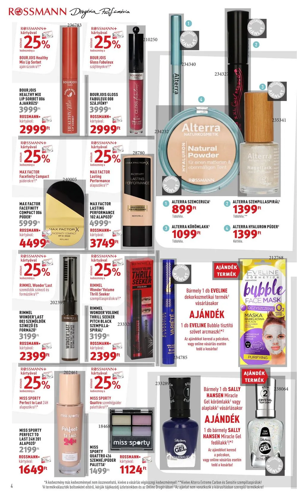 Rossmann akciós újság 03.25–04.05 – 4. oldal