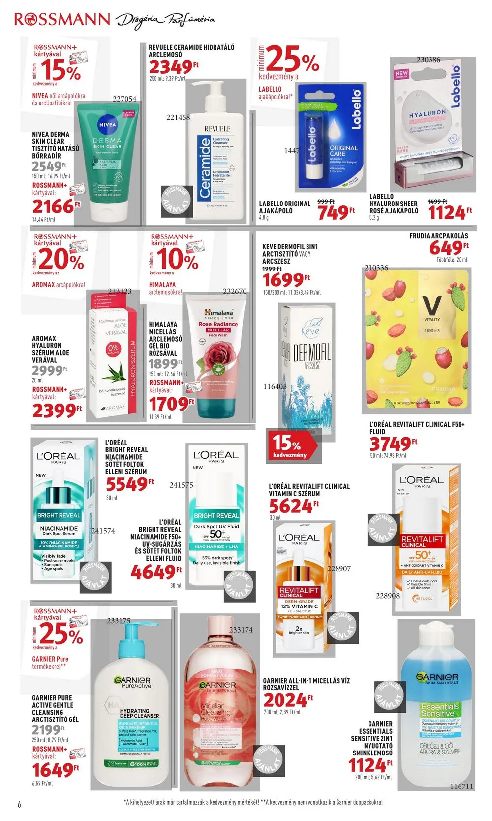 Rossmann akciós újság 03.25–04.05 – 6. oldal