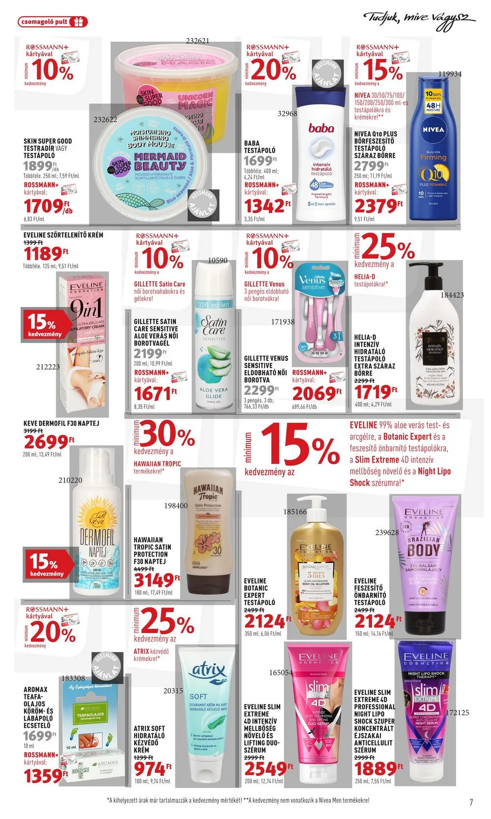 Rossmann akciós újság 03.25–04.05 – 7. oldal