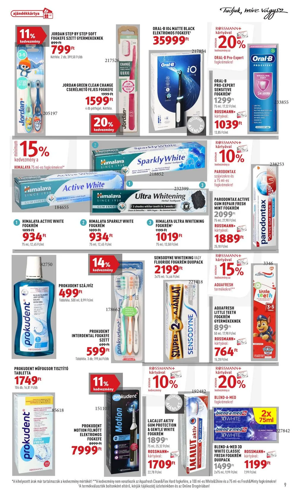 Rossmann akciós újság 03.25–04.05 – 9. oldal