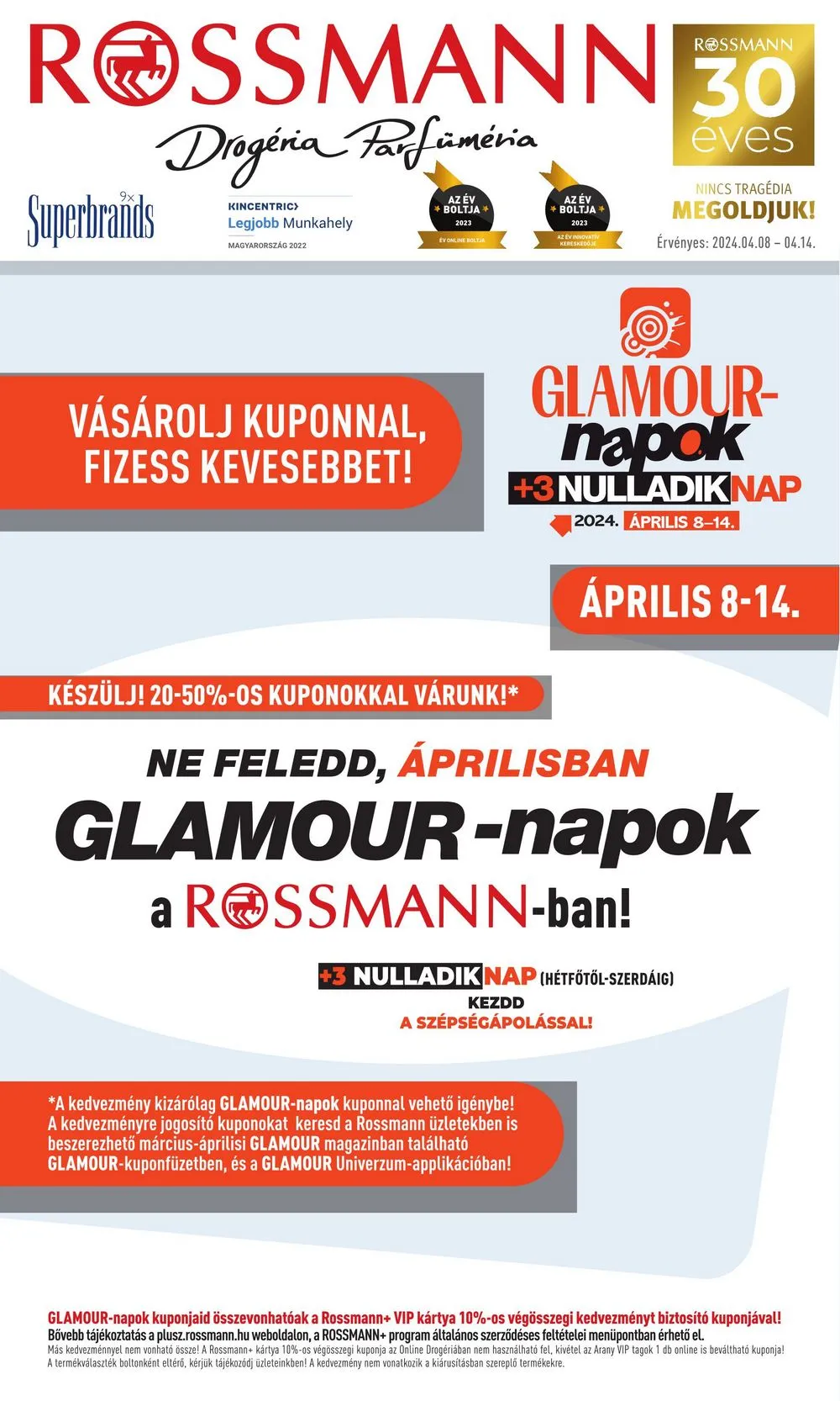 Rossmann akciós újság 04.08–04.14