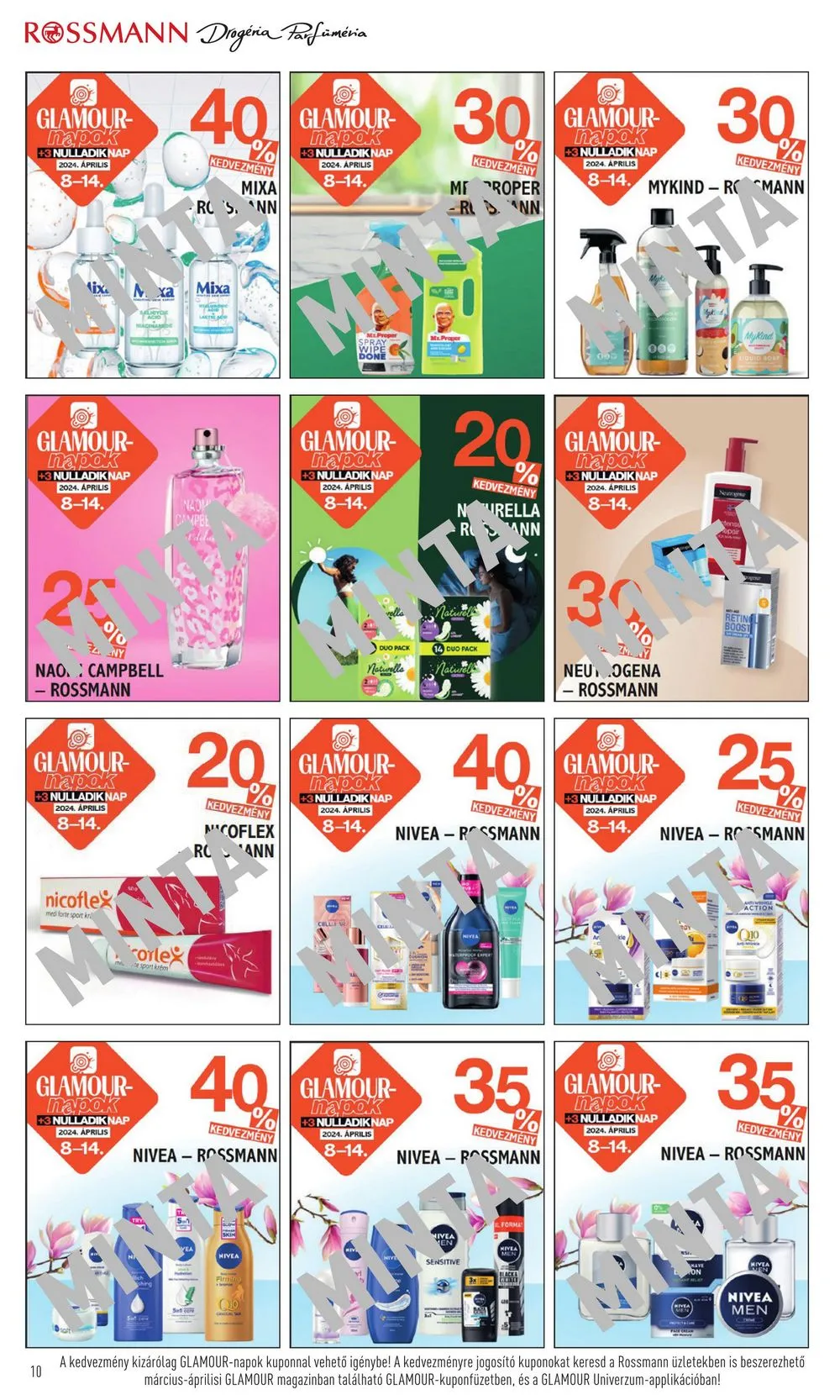 Rossmann akciós újság 04.08–04.14 – 10. oldal