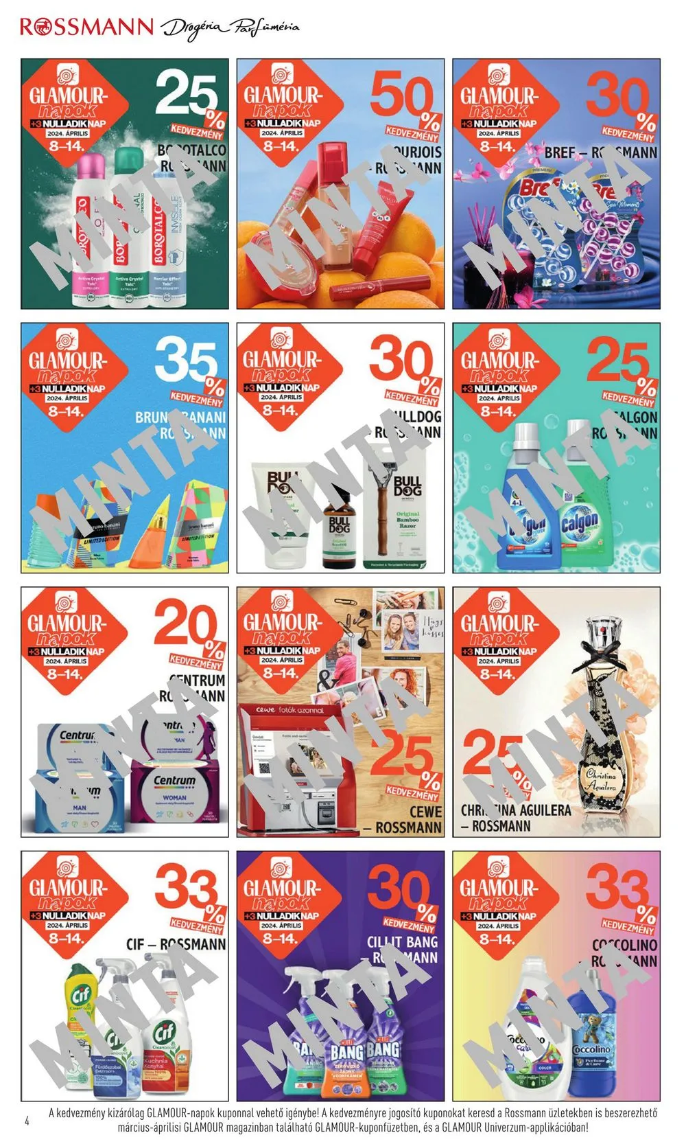 Rossmann akciós újság 04.08–04.14 – 4. oldal