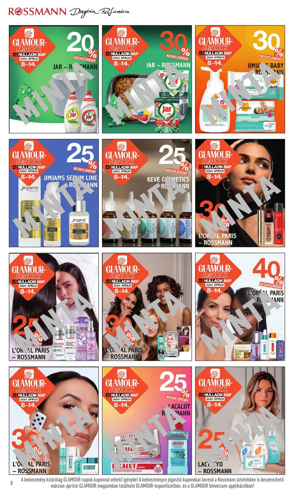 Rossmann akciós újság 04.08–04.14 – 8. oldal