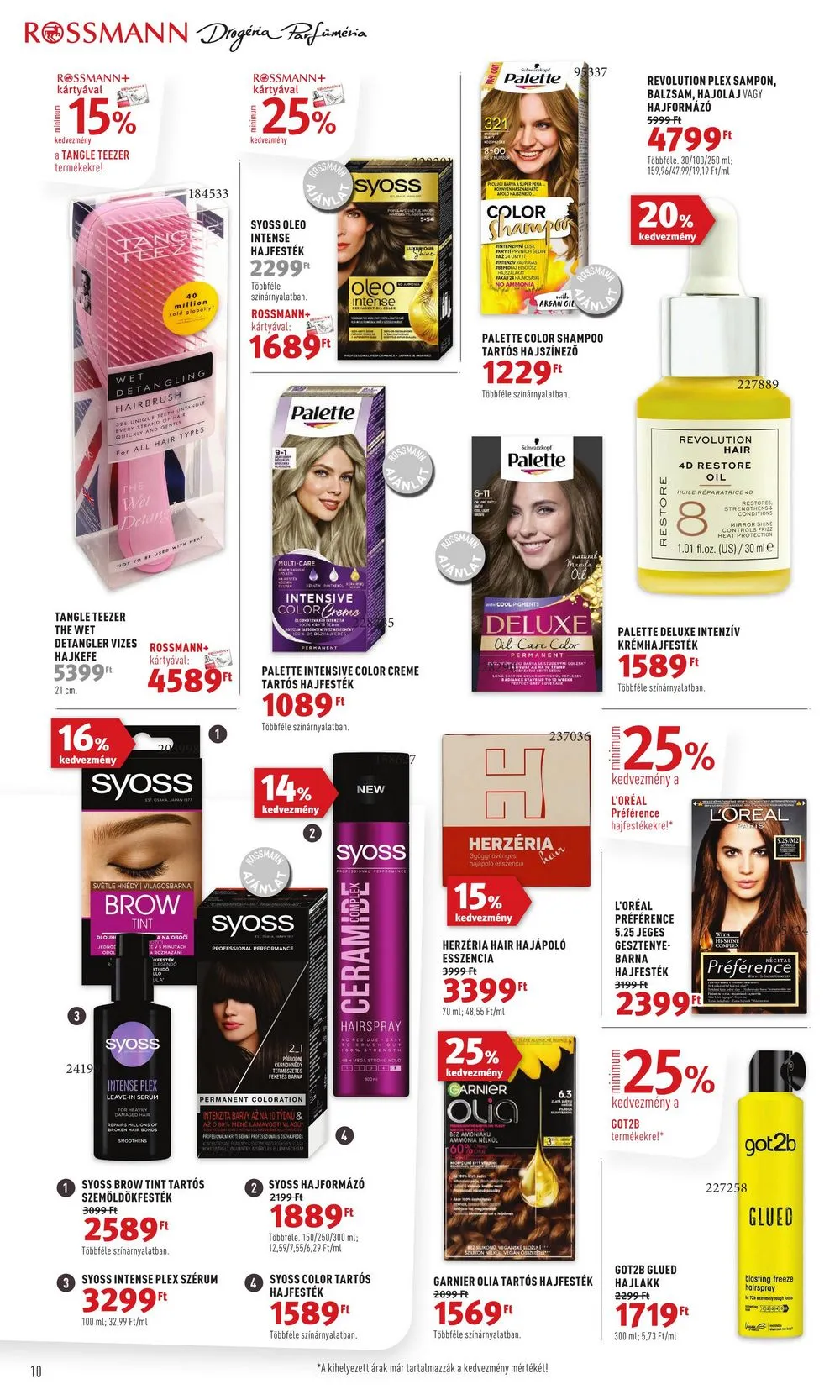 Rossmann akciós újság 04.22–05.03 – 10. oldal