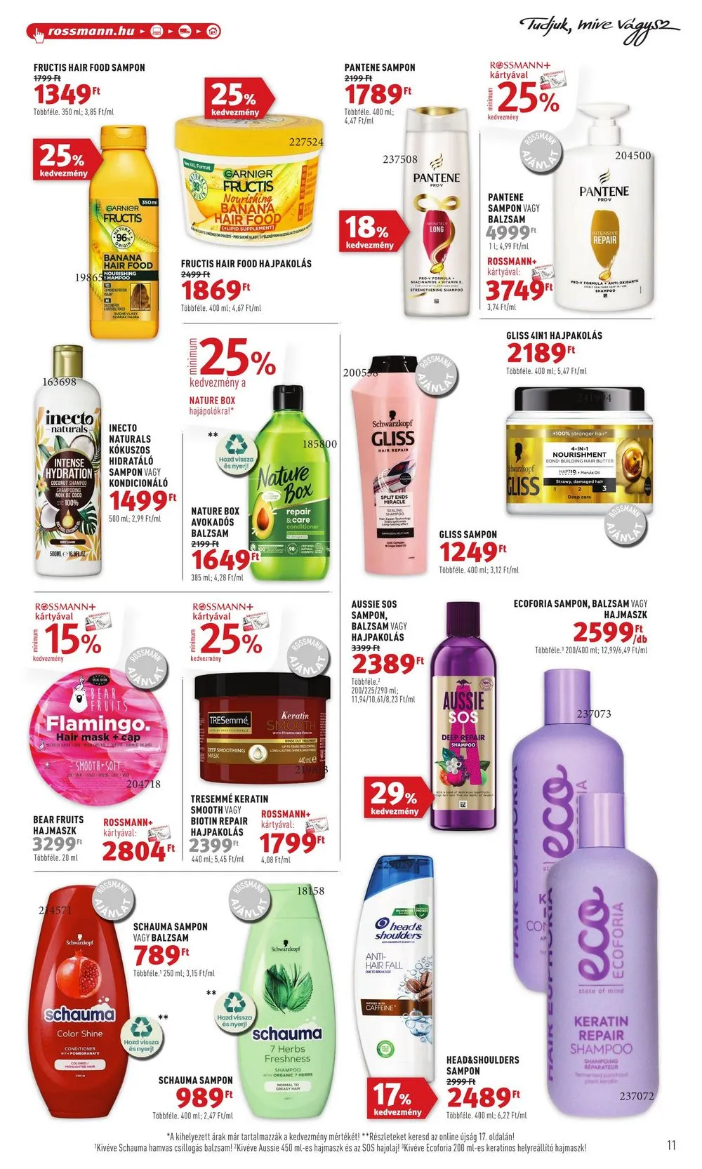 Rossmann akciós újság 04.22–05.03 – 11. oldal