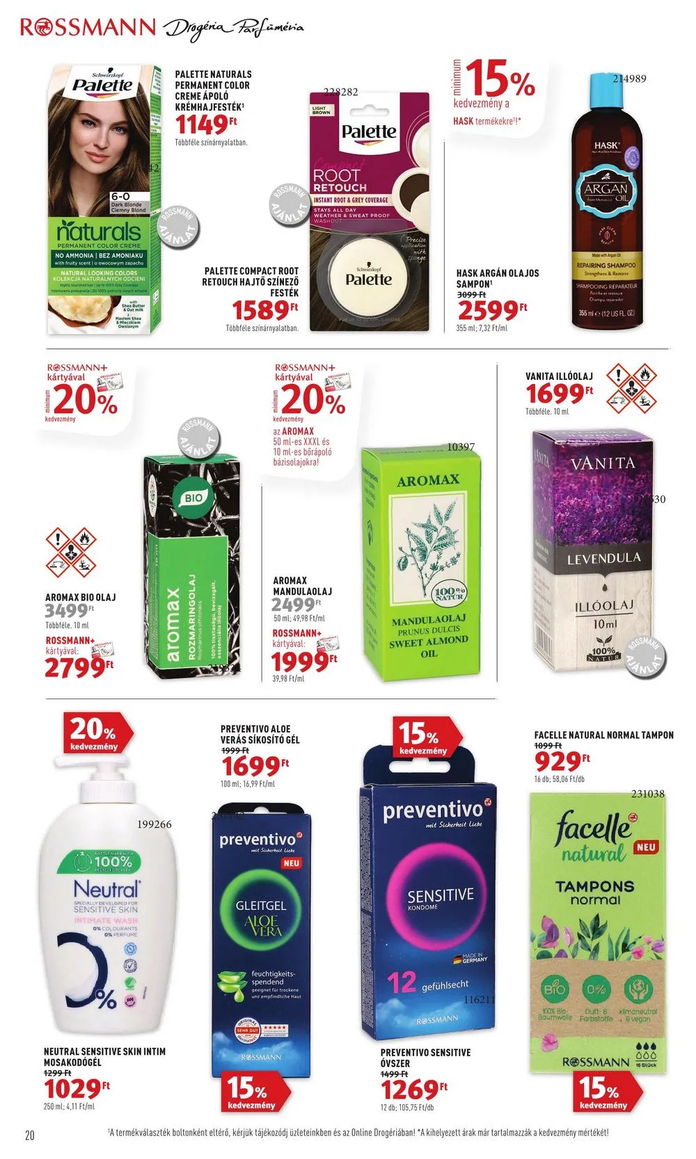 Rossmann akciós újság 04.22–05.03 – 22. oldal