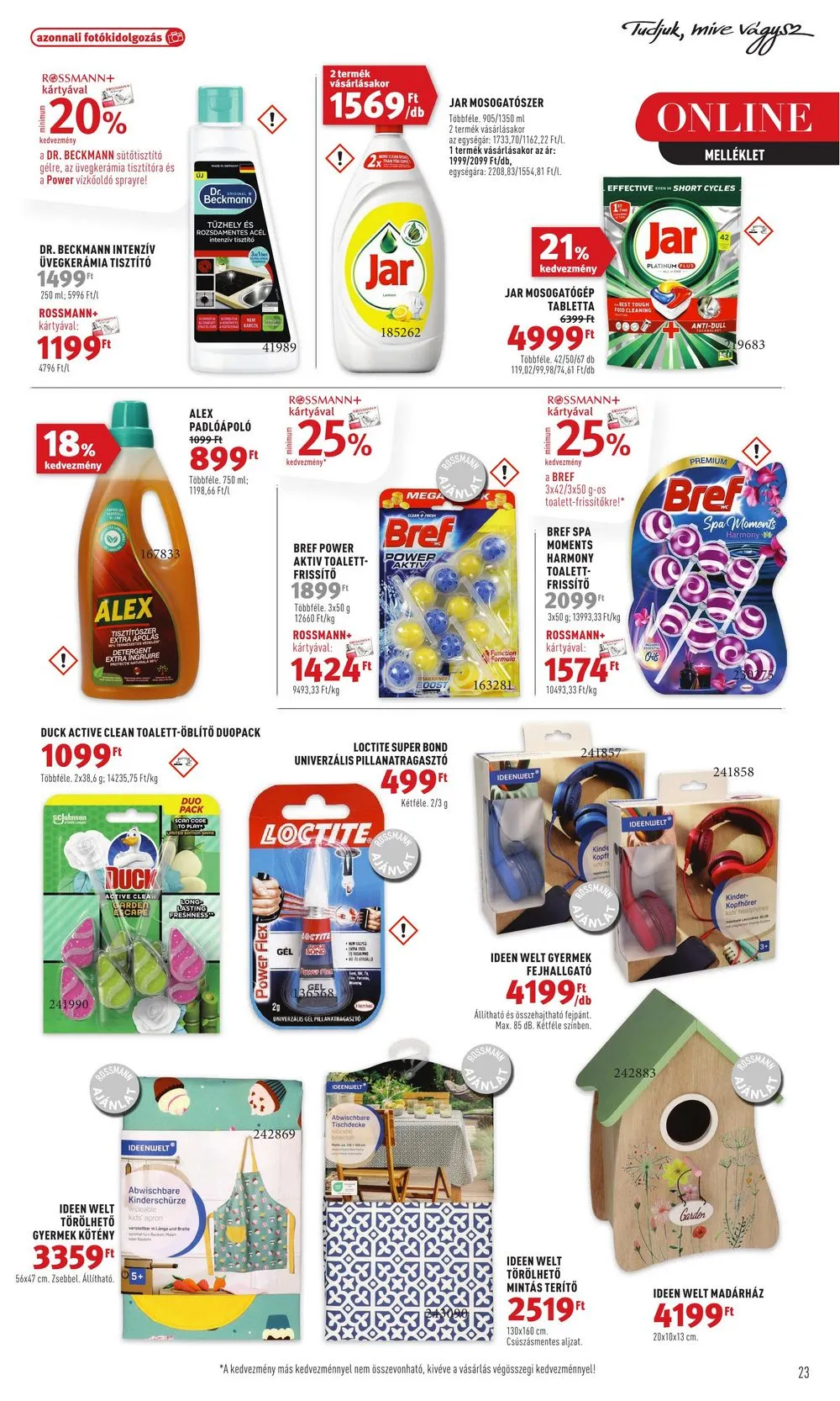 Rossmann akciós újság 04.22–05.03 – 25. oldal