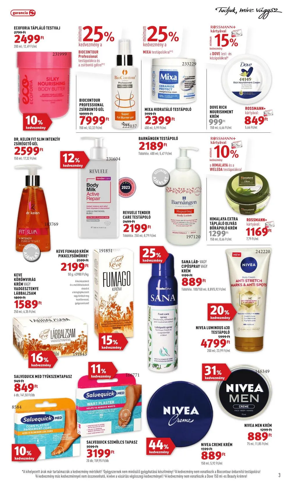 Rossmann akciós újság 04.22–05.03 – 3. oldal