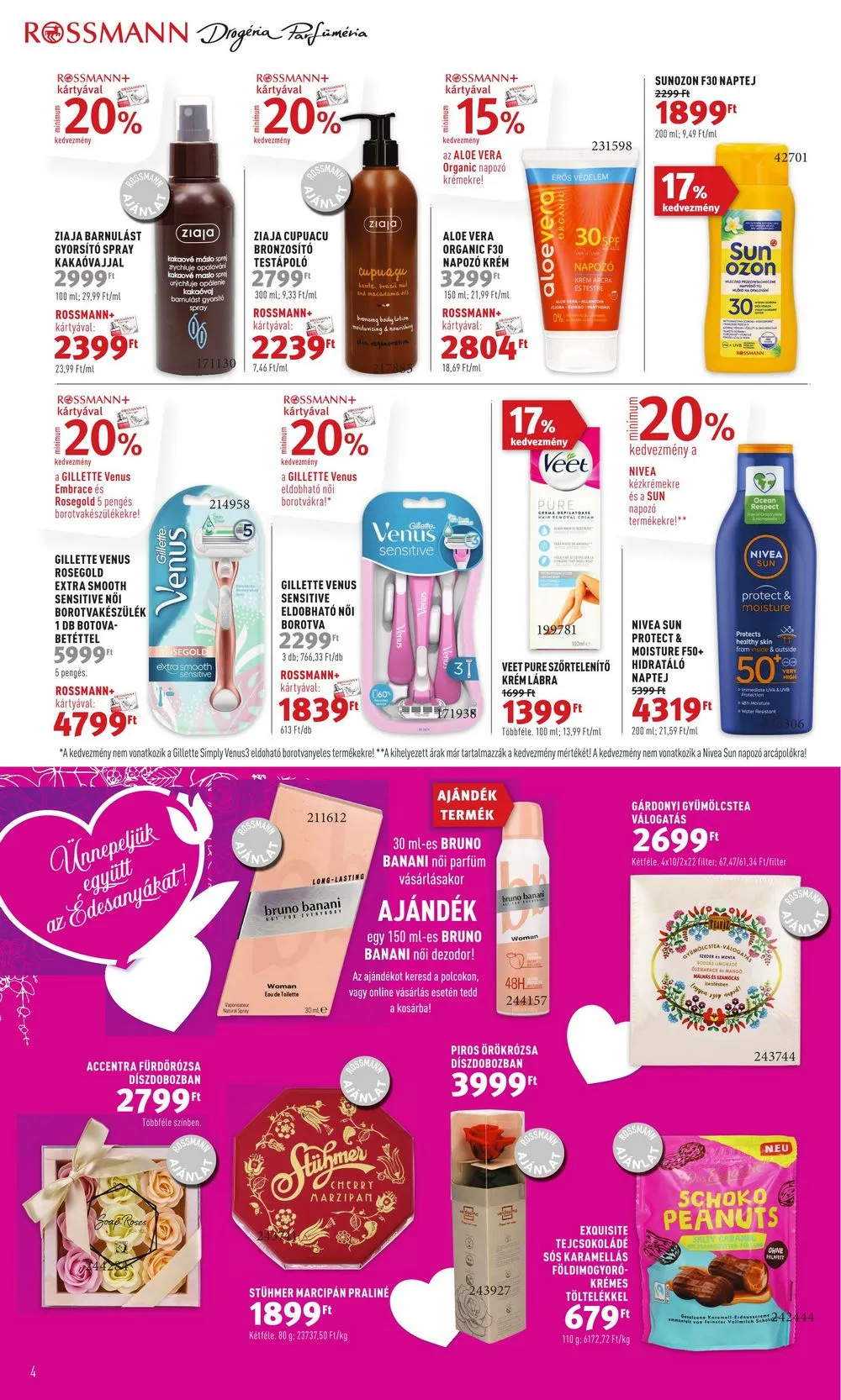 Rossmann akciós újság 04.22–05.03 – 4. oldal