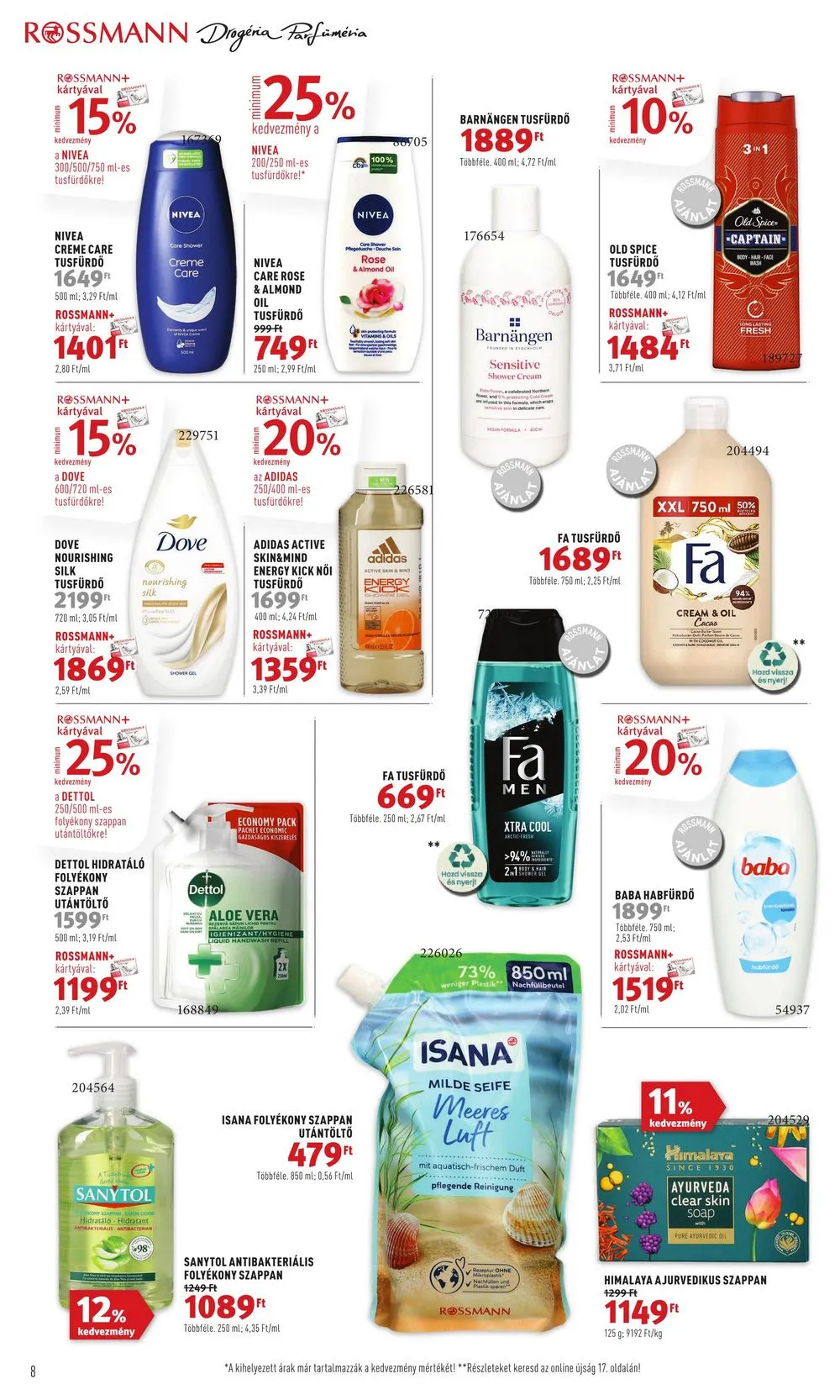 Rossmann akciós újság 04.22–05.03 – 8. oldal