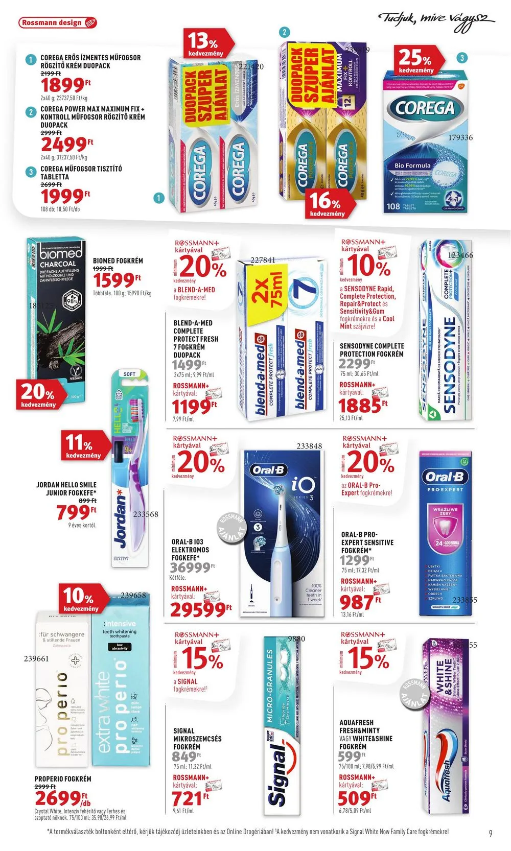 Rossmann akciós újság 04.22–05.03 – 9. oldal