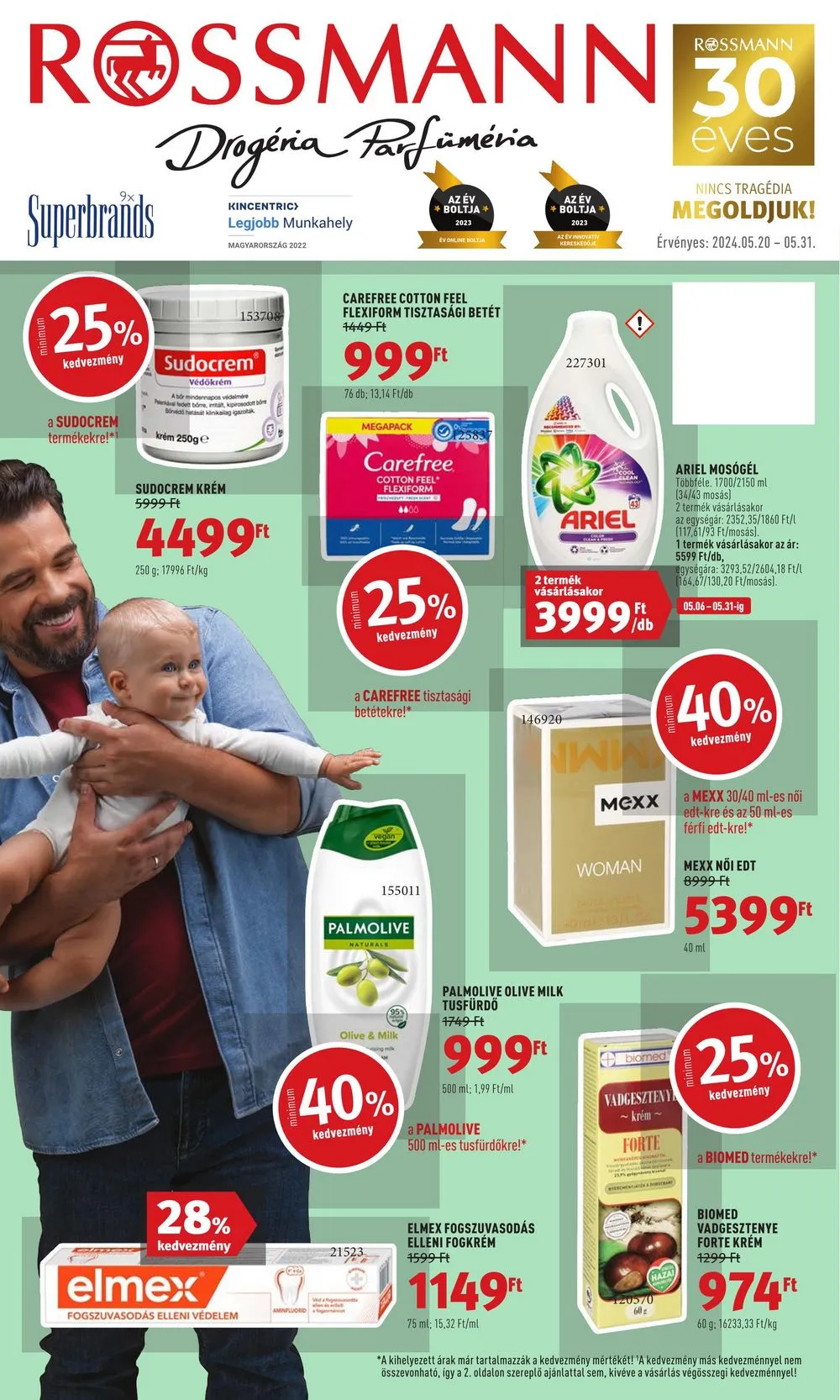 Rossmann akciós újság 05.20–05.31