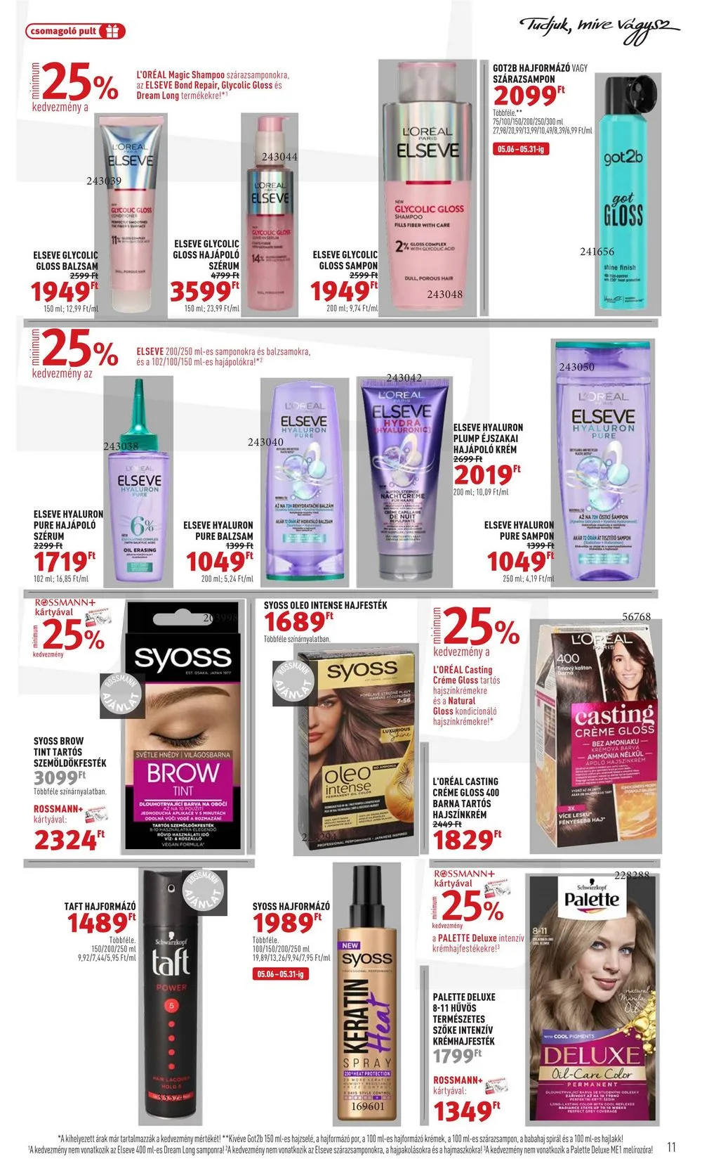 Rossmann akciós újság 05.20–05.31 – 11. oldal