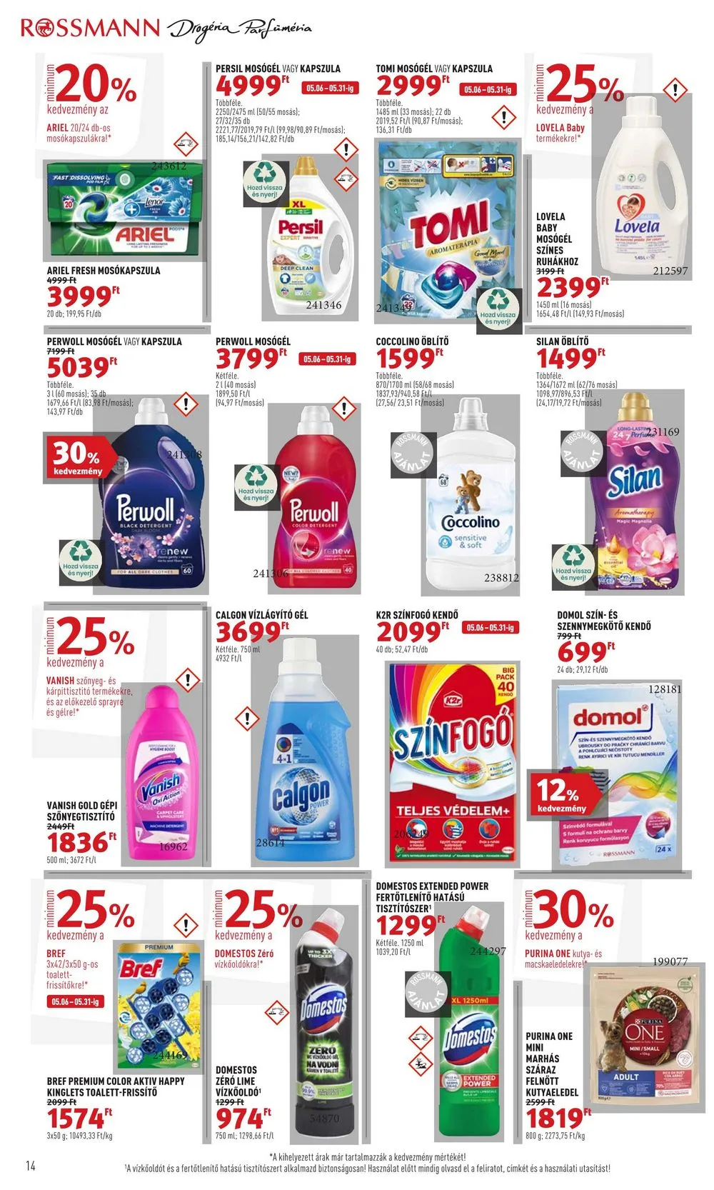 Rossmann akciós újság 05.20–05.31 – 16. oldal